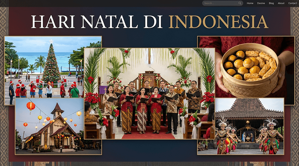 Hari Raya Natal 25 Desember - Hari Libur Nasional Indonesia, perayaan kelahiran Yesus Kristus