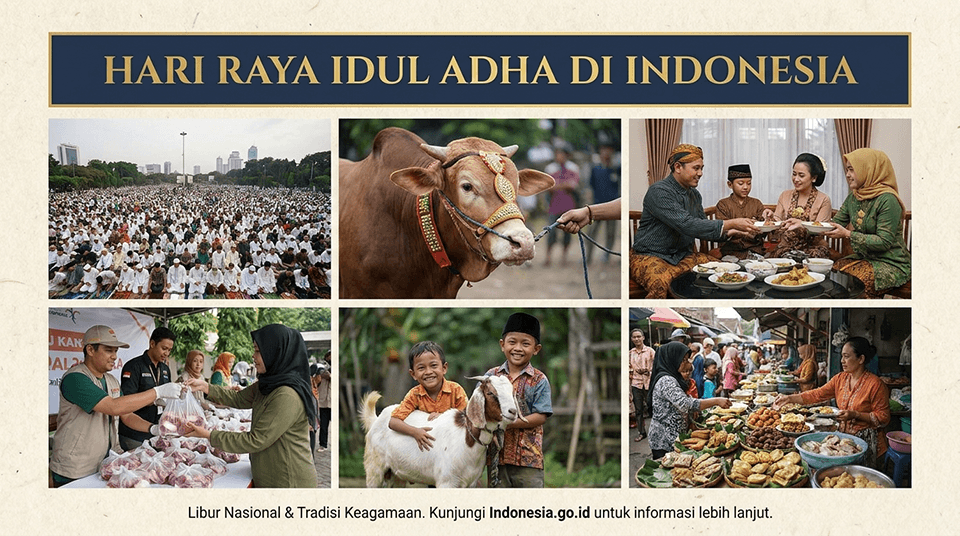 Hari Raya Idul Adha - Hari Libur Nasional Indonesia, Hari Raya Kurban dan ibadah haji