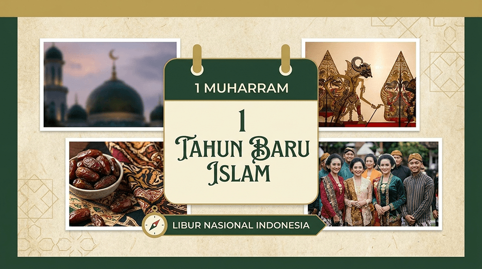 Tahun Baru Islam 1 Muharram - Hari Libur Nasional Indonesia, kalender Hijriyah dan hijrah Nabi
